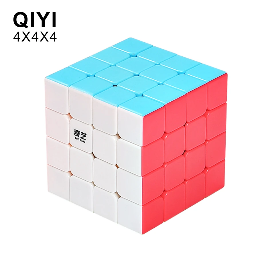 

QiYi QiYuan S 4x4x4 Magic Cubes Professional Speed Puzzle Cube Stickerless Cube Toys For Children Educational Frosted material