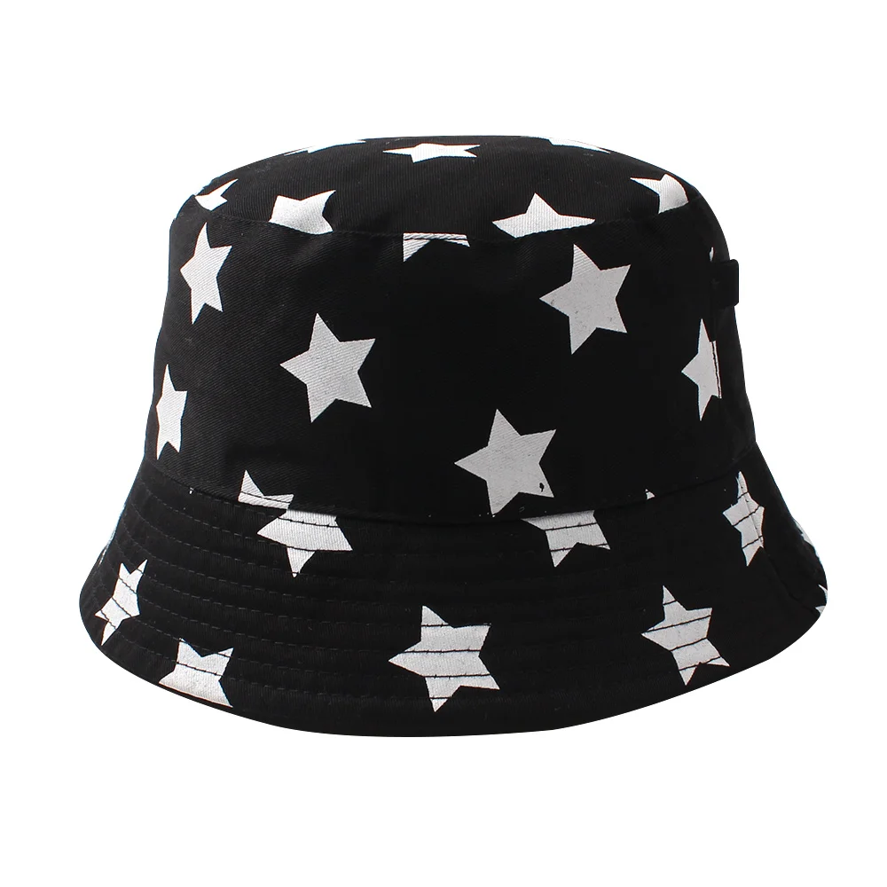 

Fashion Star Children Hat Casual Print Kids Bucket Hat Wide Brim Boys Sun Hat Girls Fisherman Hat Autumn 3-6Y Children Clothing