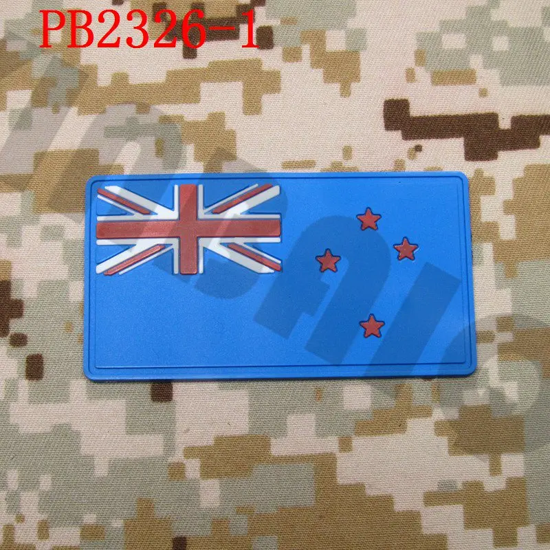 3D ПВХ патч Резиновый Патч флаг Новой Зеландии