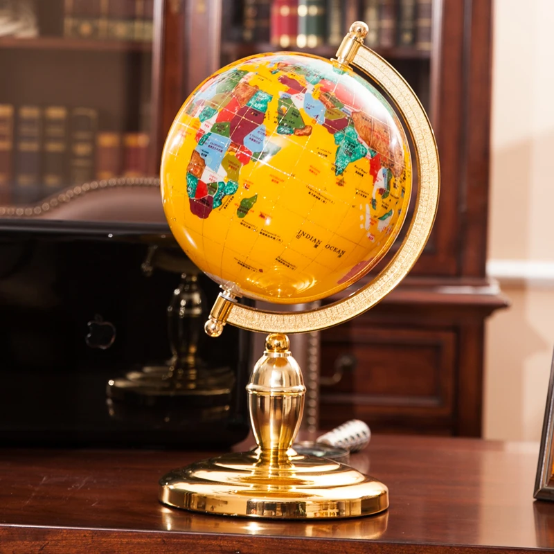 Vintage Home Decor Globe World Map Plastic Crafts For Desk Office Vintage Home Decor Globe World Map Plastic Crafts For Desk Office Decoration Diameter 15cm In Decorations From Garden On Aliexpress