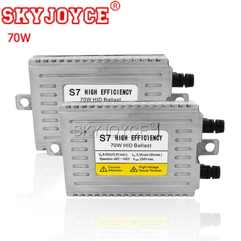 

SKYJOYCE HID Xenon Ballast DLT 24V 70W Fast Bright Quick Start Xenon Bulb Ignition Block DLT Slim Ballast S7 For Xenon HID Lamps