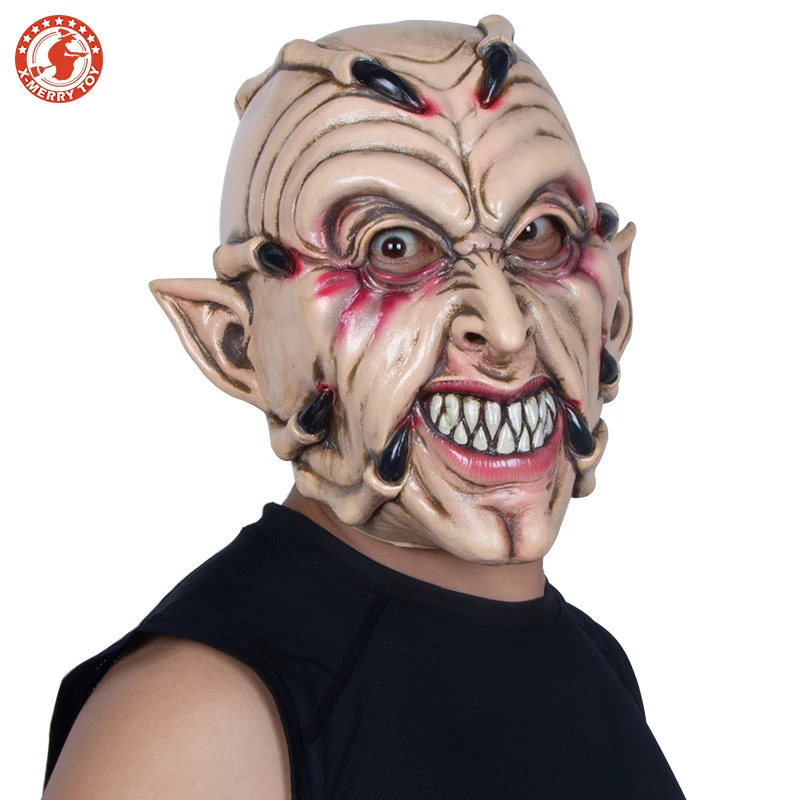 

2019 New Scary Creepy Mask Halloween Horror Masks Adult Evil Ghost Latex Mask