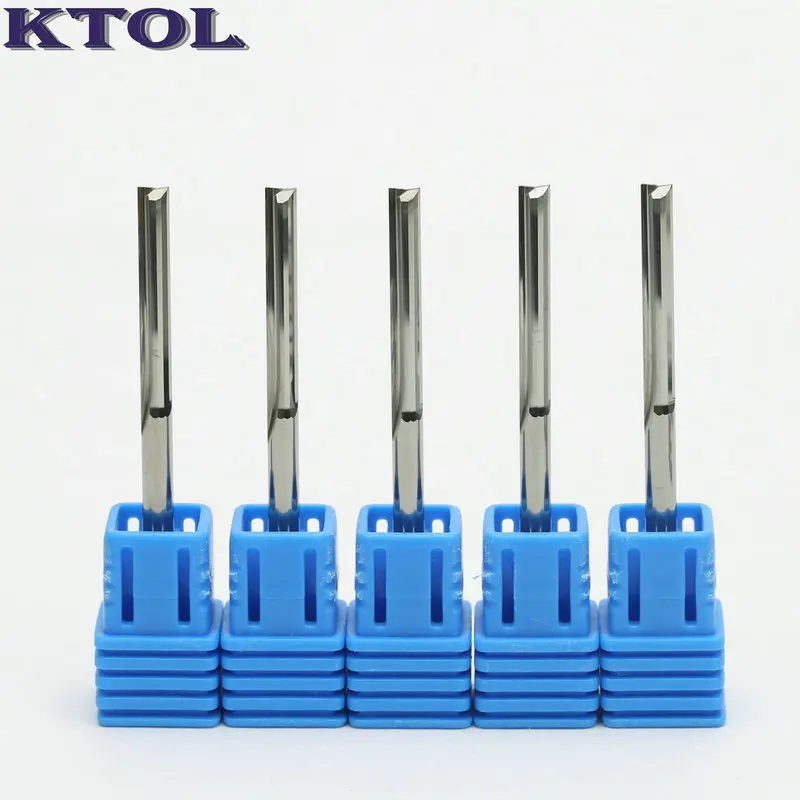 straight flute cnc router cutter milling tools carbide end mill set