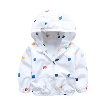 

2 3 4 5 6 Years Autumn 2019 Toddler Baby Boys Jacket Coat Zipper Cartoon Car Hooded Windbreaker Coats Kids Outerwear Clothes