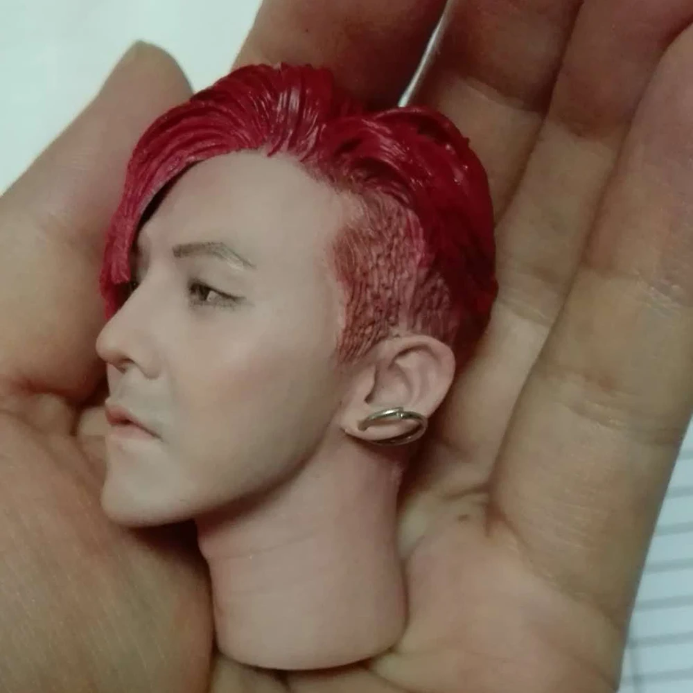 1/6 масштаб Kwon Ji Yong голова лепить голова резьба Модель Коллекционная кукла игрушки аксессуары