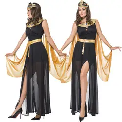 Сексуальный костюм египетского фараона королевы для взрослых Клеопатра Необычные Средневековые платья женские вечерние костюмы для