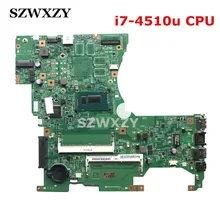 Материнская плата для ноутбука lenovo Flex2-14 13281-1 448,00X01,0011 FRU 5B20G36430 с процессором SR1EB i7-4510u, полностью протестирована