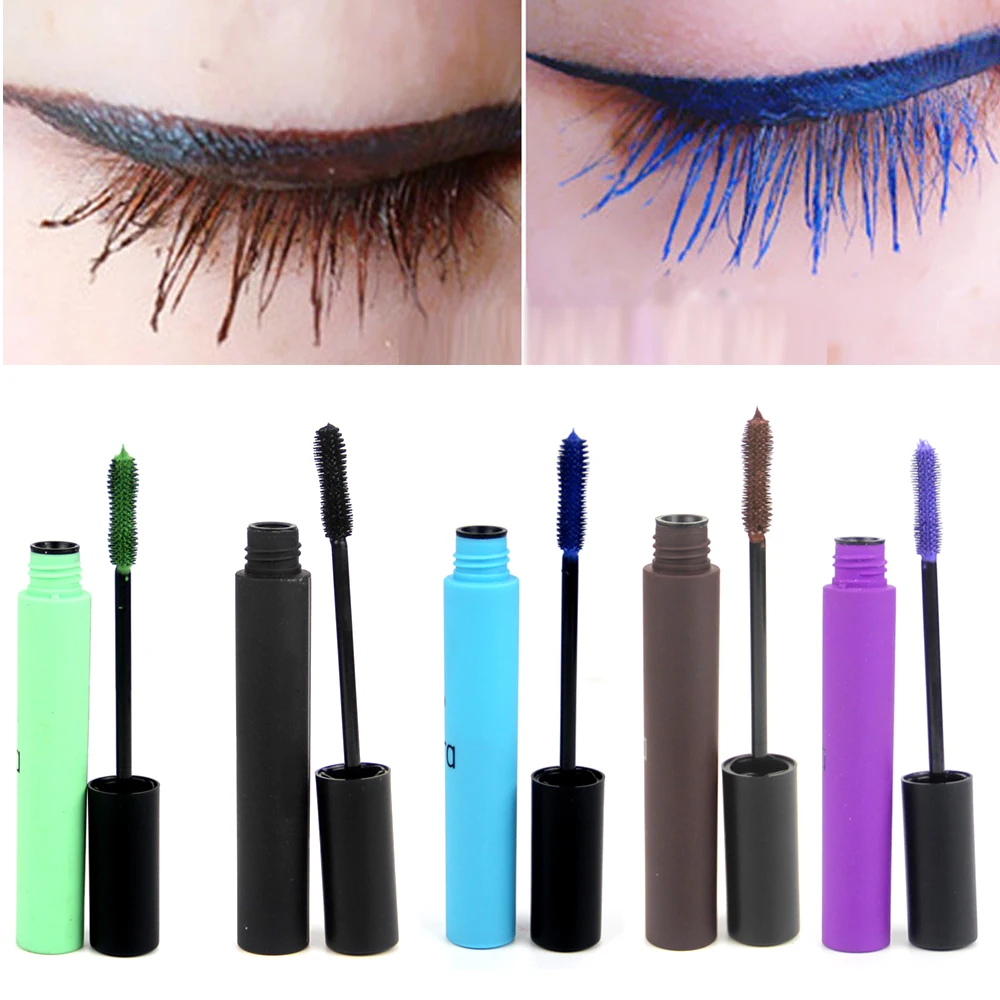 Тушь маскара для ресниц фиолетовая. Цветная тушь маскара. Цветные туши отзывы. Зеленая тушь для ресниц. Teayason тушь белая.
