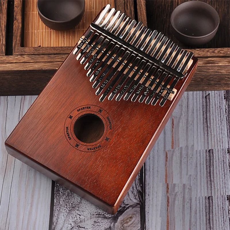 Musical-Instruments Piano Kalimba Portable Mahogany 17-Key Beautifully