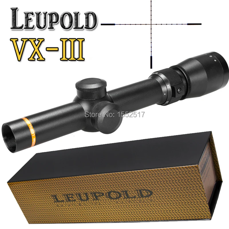 

LEUPOLD 1.5-5X20 Mil-dot Riflescopes Rifle Scope Hunting Scope W/ Mounts