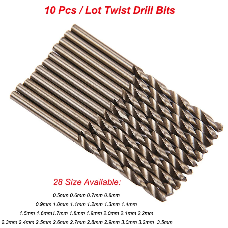 Utoolmart Twist Drill High Speed Steel Bit, Mini Twist Drill Bits Set Jobber Small Twist Drill Bits 7 9mm Twist Drill Hss 4241 Twist Drill Bit Set For Steel Aluminum Alloy 1 Pcs