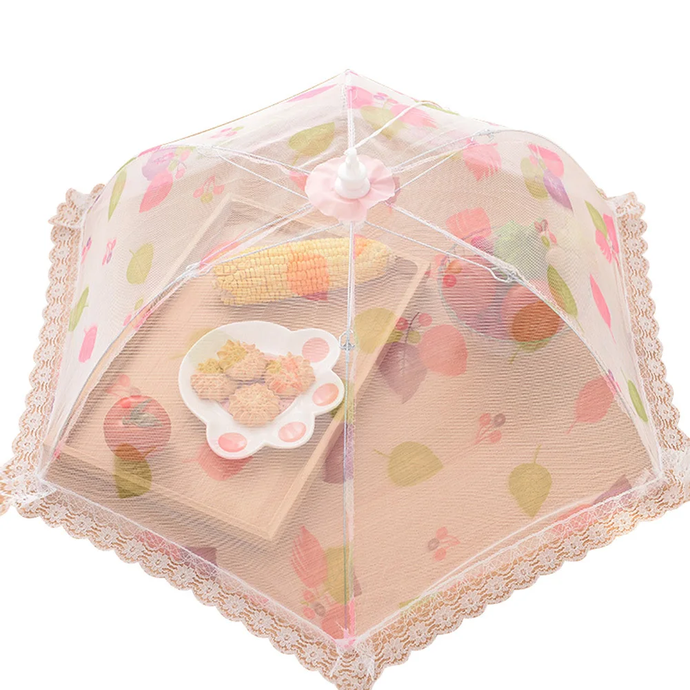 Складная раскрывающаяся сетка для защиты экрана Крышка для еды купольная палатка зонтик вещи для кухонного инструмента Аксессуары для пищевой защиты