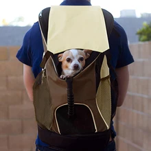 Рюкзак переноска для домашних животных для собак, кошек, переноска для путешествий на открытом воздухе, портативный сетчатый рюкзак на молнии