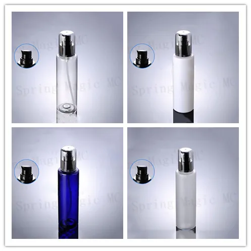 200ML WHITE/Frosted PET Plastic Bottle With Black Lotion Pump Cosmetic Containers Essence/Essential Oil/Body Bottles | Красота и