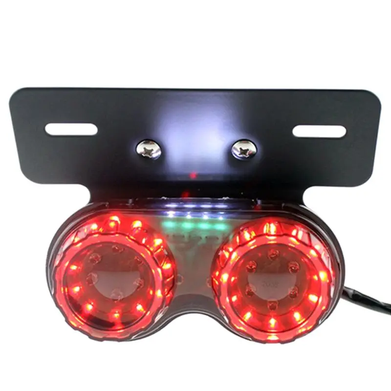 

Universal Custom Round Motor Motorcycle Tail Light and Indicators Lamp Holder Turn Signals Brake Stop