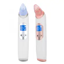 Черный вакуумный инструмент для удаления черных точек, 2 цвета, зарядка, удаление черных точек, вакуумный всасывающий очиститель пор для лица, красота