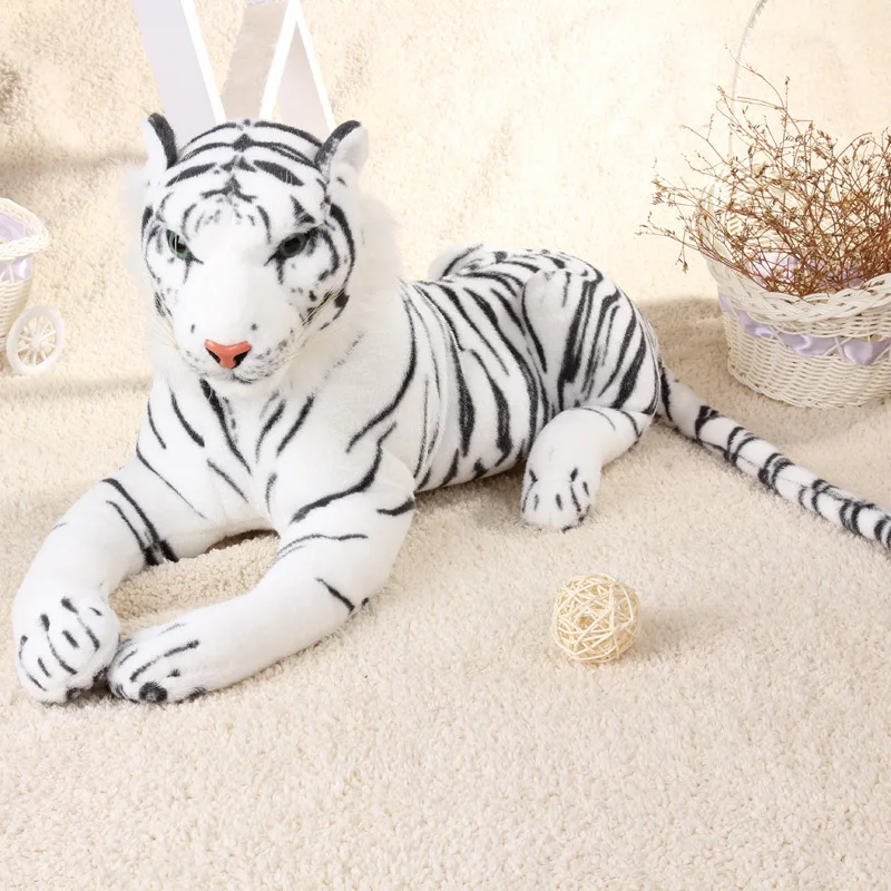 

Kawaii Toy soft 25/40cm Plush Toys Ty White Tiger New Korean Plush Toys Stuffed Animals For Children Cartoon Mini Cute lovely