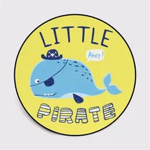 Милый мультфильм Животные Лев круглый ковер мягкие ковры для гостиной Противоскользящий коврик на стул и на пол для дома украшение для детской комнаты подарок