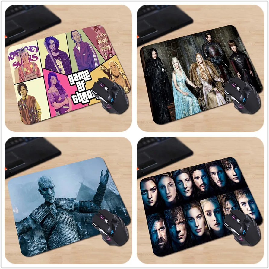 

Print Gaming Mousepads Cheap Game of Thrones GTA Anti-Slip Laptop PC Mice Pad Mat for Optical Laser Mouse Drop Shipping