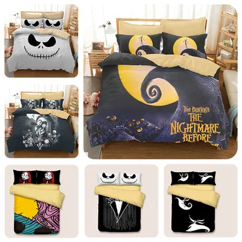 

Christmas Night Cry Digital print Bedding Set Quilt Cover Design Bed Set Bohemian a Mini Van Bedclothes 4pcs BE1225
