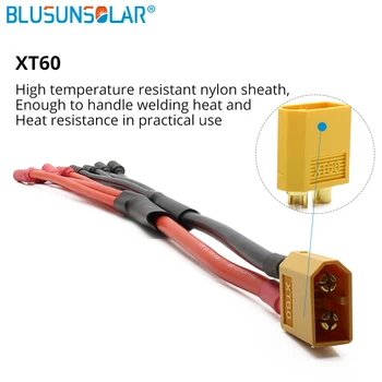 

5pcs/lot XT60 Female Connector 1 to 4 OR 6* 3.5mm Banana Female Parallel Charger Cable Extension Y Splitter DZ0132