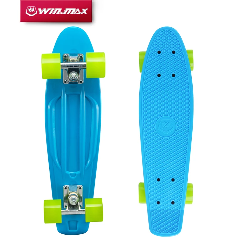 Winmax DIY пастельный цвет оригинальная доска 22 "пластик Patinetas Скейтборд Доска мальчик девочка ретро крейсер скейтборд