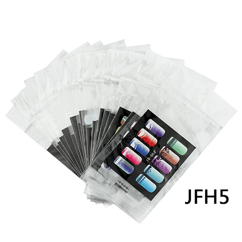 Офир гвоздь инструменты набор 2 200 Аэрограф для дизайна ногтей трафарет дизайн 20 шаблон листов набор кистей краски наклейки_ JFH2 - Цвет: JFH5