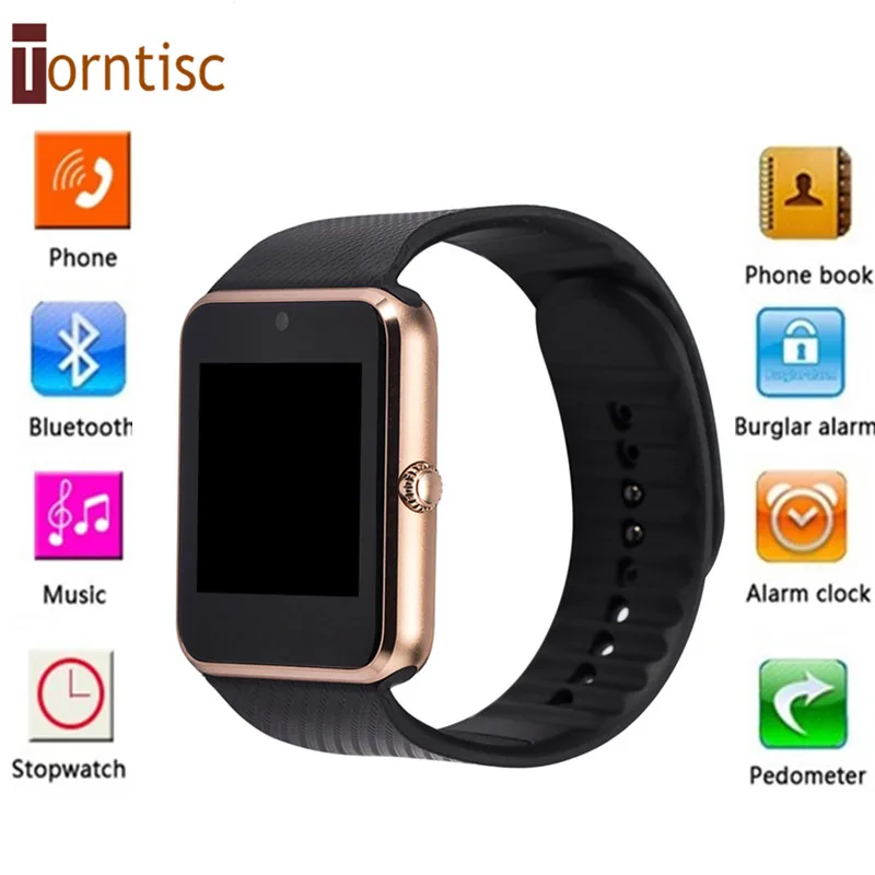 Torntisc GT08 Bluetooth font b Smart b font font b Watch b font Phone support MP3 Torntisc GT08 Bluetooth font b Smart b font font b Watch b font Phone support MP3