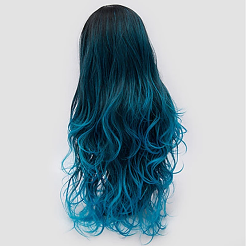 Hairjoy Women Synthetic Hair Ombre Long Wavy Costume Cosplay Wig
