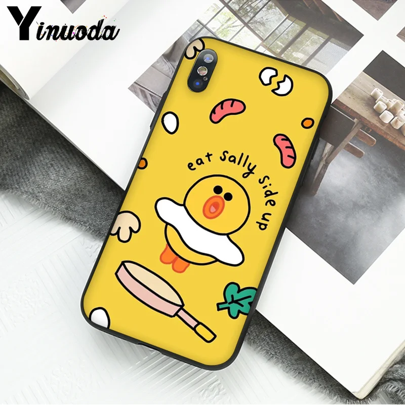 Yinuoda line friends Customer высококачественный чехол для телефона для iPhone 6S 6plus 7plus 8 8Plus X Xs MAX 5 5S XR