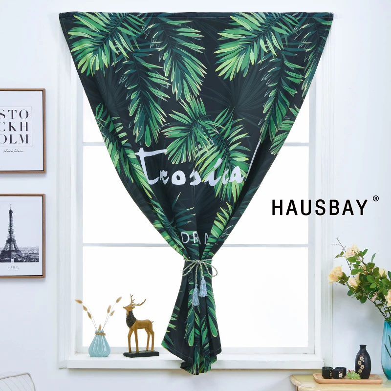 Velcro Strap Punch Free Install Window Cottons High Shadin Curtains Velcro Strap Punch Free Install Window Cottons High Shadin Curtains Flamingo Cactus Solid D For Kitchen Bedroom Living Room
