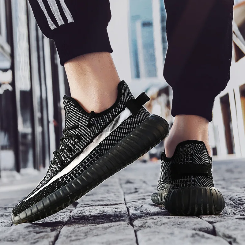 Air Plat Mode blanc Mesh Respirant Chaussures Autumm À Noir Décontractées Lacets Sneakers Vulcaniser Printemps Coudre De Solide Hommes PkZiTXuO
