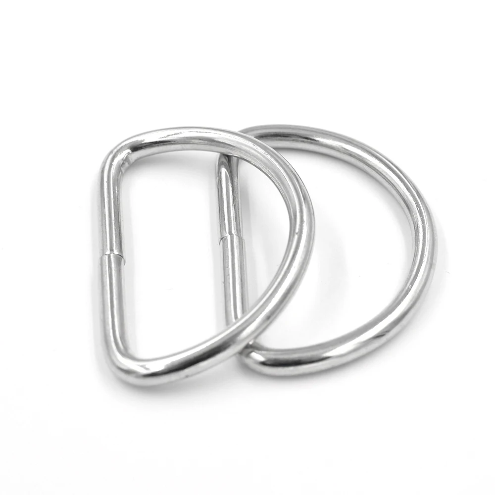 

(10 pieces/lot) 40mm Metal D-shaped buckle. metal D buckle. D ring. Semicircle button. Bags mountaineering backpack accessories.