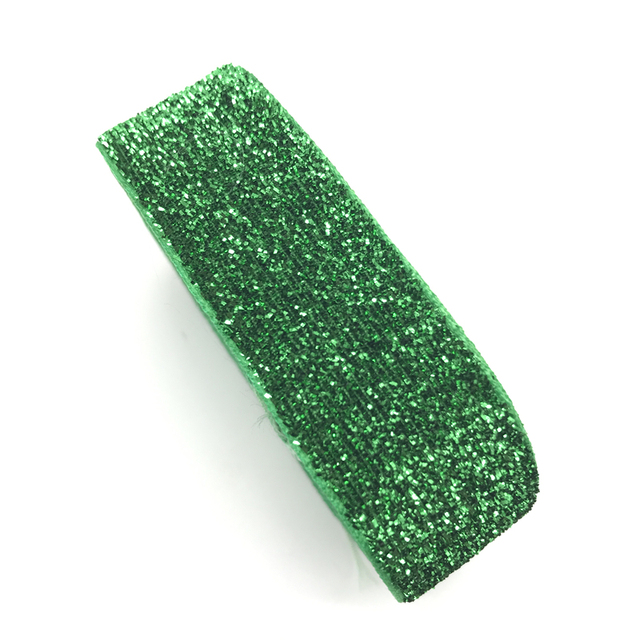1Inch 25mm Glitter Velvet Ribbon Headband Clips Bow Wedding Christmas Decoration Pick Colors