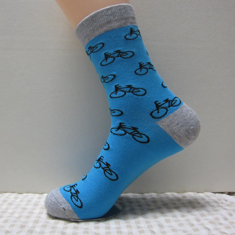 New Casual Bicycle Hit Color Socks For Happy Socks Harajuku Street Tide