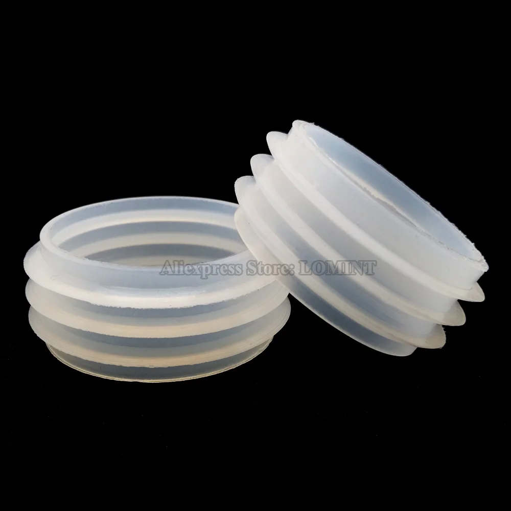 5pcs White Rubber Seal Grommet For MYA Hookah Shisha Water Pipe Sheesha Chicha Narguile Glass Base Bottle Accessories 43-35 mm