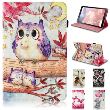 

3D Cartoon Tablet Case For Samsung Galaxy Tab A2 10.1inch 2018 10.1 T595 T590 Smart Cover Cartoon PU Leather