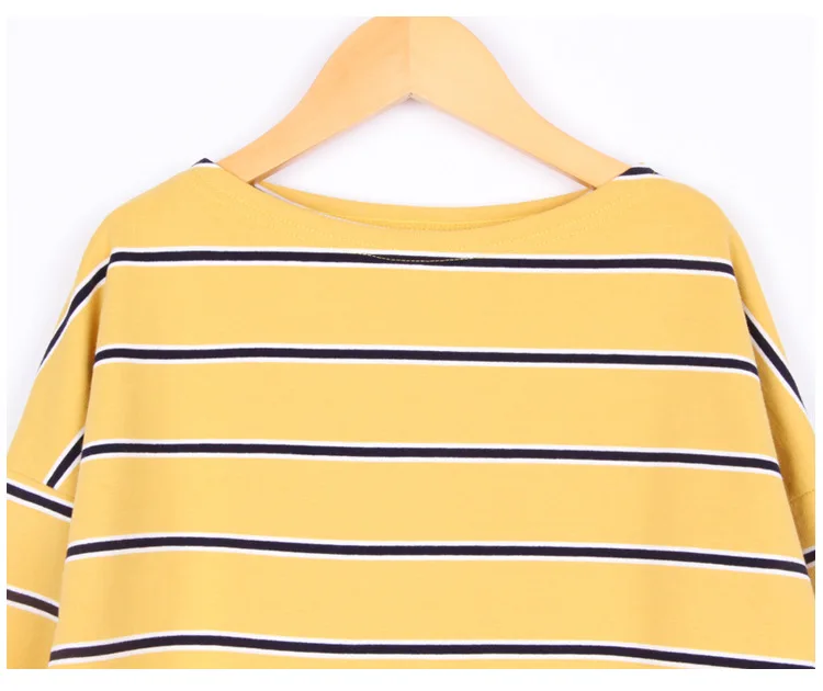 New 2019 Spring Baby Big Girls Striped Loose Tees Tops Clothes Children Cotton Casual Long Sleeve T-shirts For Kids Clothing (17)