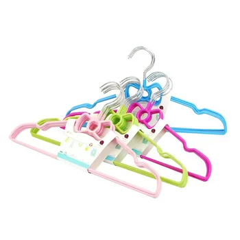 

20 Pcs/Lot Pink Blue Cute Bow-knot Clothes Dress Shirts Hanger, Pretty Non Slip Sun-top Hanger Rack for Girl Lady
