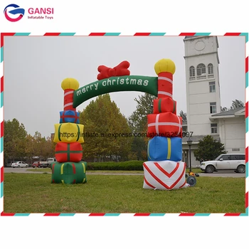 Buy Inflatable Archery Christmas Decorations,13ft Inflatable Christmas Gift Arch With Blower