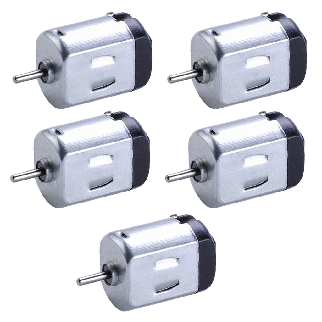 5Pcs 130 Small Motor 6V DC for DIY Model Toy Car Airplane Boat Accessories