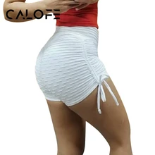 CALOFE женские трусы для йоги колготки Женская эластичная спортивная одежда полосатые шорты для йоги короткие женские шорты для фитнеса леггинсы для фитнеса спортзала