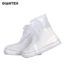 GIANTEX/мужские и женские непромокаемые водонепроницаемые ботильоны на плоской подошве; ботинки с закрытой пяткой; обувь на толстой нескользящей платформе; непромокаемые сапоги