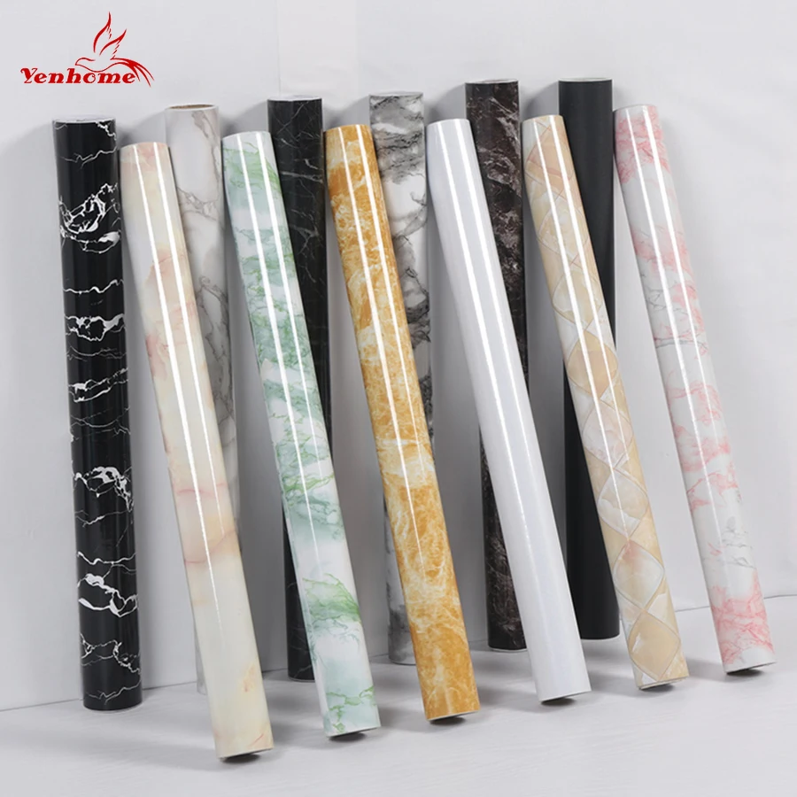New Arrival 1 Meter Waterproof PVC Marble Wallpapers Self-adhesive Modern Living Room Kitchen Wall Stickers DIY Room Decor Film New Arrival 1 Meter Waterproof PVC Marble Wallpapers Self-adhesive Modern Living Room Kitchen Wall Stickers DIY Room Decor Film