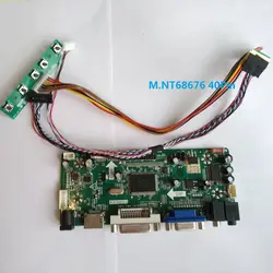 Комплект для B140XTN03.6 панели экрана M. NT68676 40pin lcd VGA светодиодный дисплей DIY AUO 1366X768 плата контроллера DVI HDMI 14"