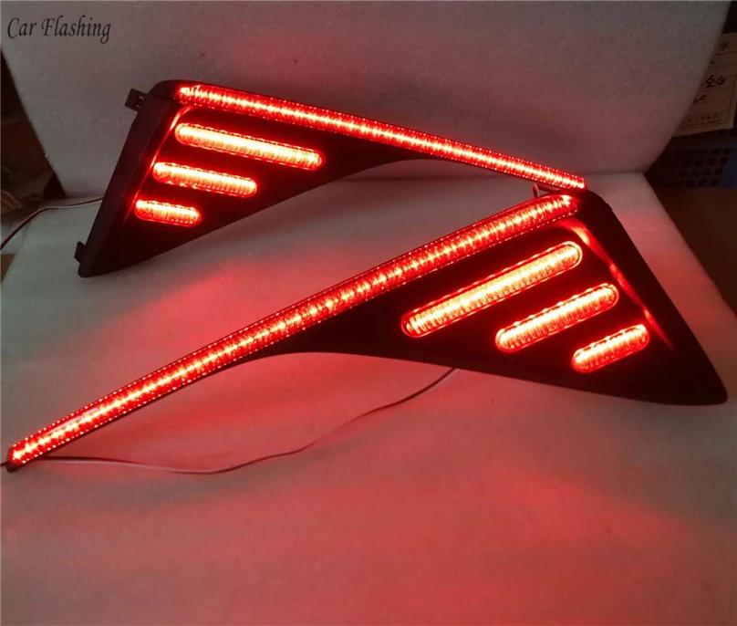 

Car Flashing 1 set For Toyota C-HR CHR 2016 - 2019 LED driving Lamp DRL Rear Bumper tail light Daytime fog lamp Brake Lights