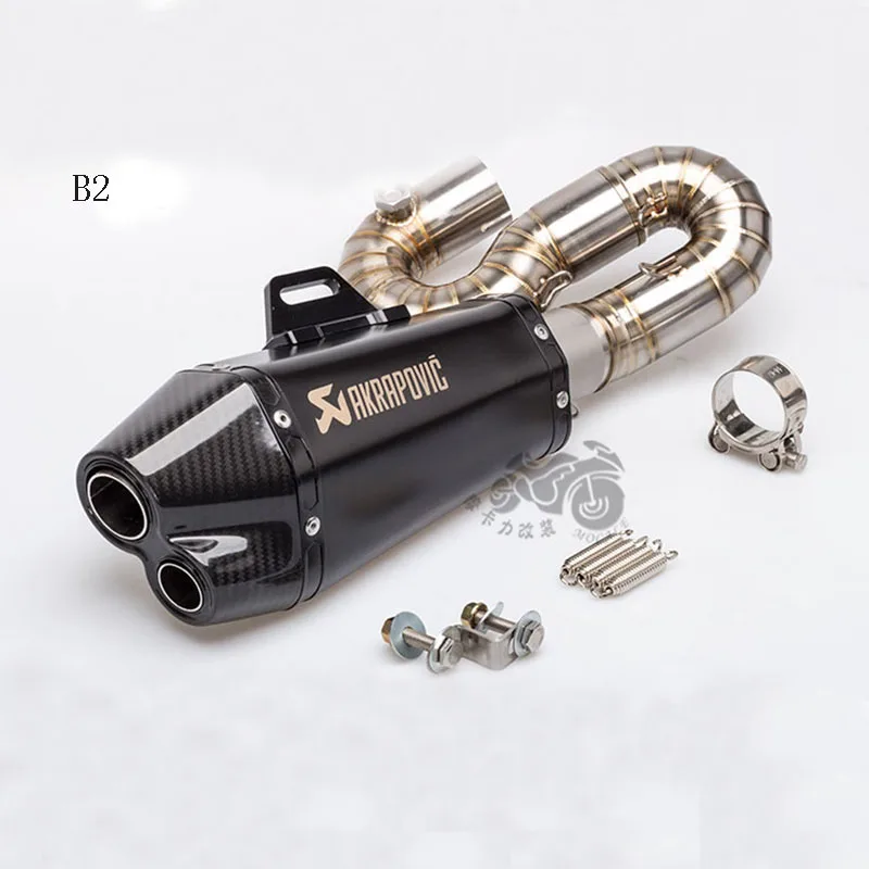 

Motorcycle modified exhaust pipe muffler 08-16 CBR1000RR middle section carbon fiber Akrapovic exhaust pipe for CBR1000RR