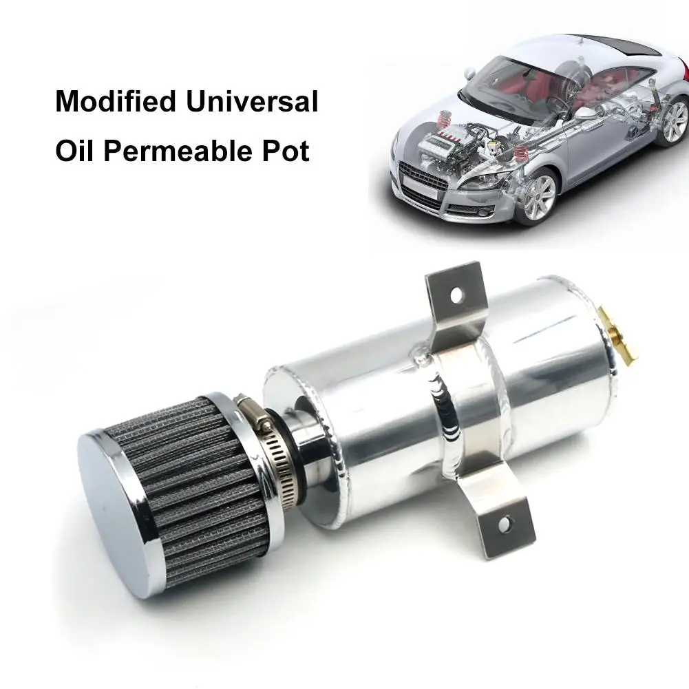 Топливный фильтр изменение Универсальный масла проницаемой горшок 0.75L масляный фильтр горшок с воздушный фильтр с AN10 разъем сепаратор
