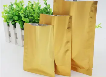 

12*18CM Food grade aluminizing Hiraguchi bag Food vacuum bag Aluminum Foil Bag Customized