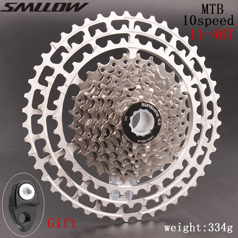 10 скоростей кассета 11-46T велосипед кассета подходит Shimano SRAM маховик 11-46 10s кассета